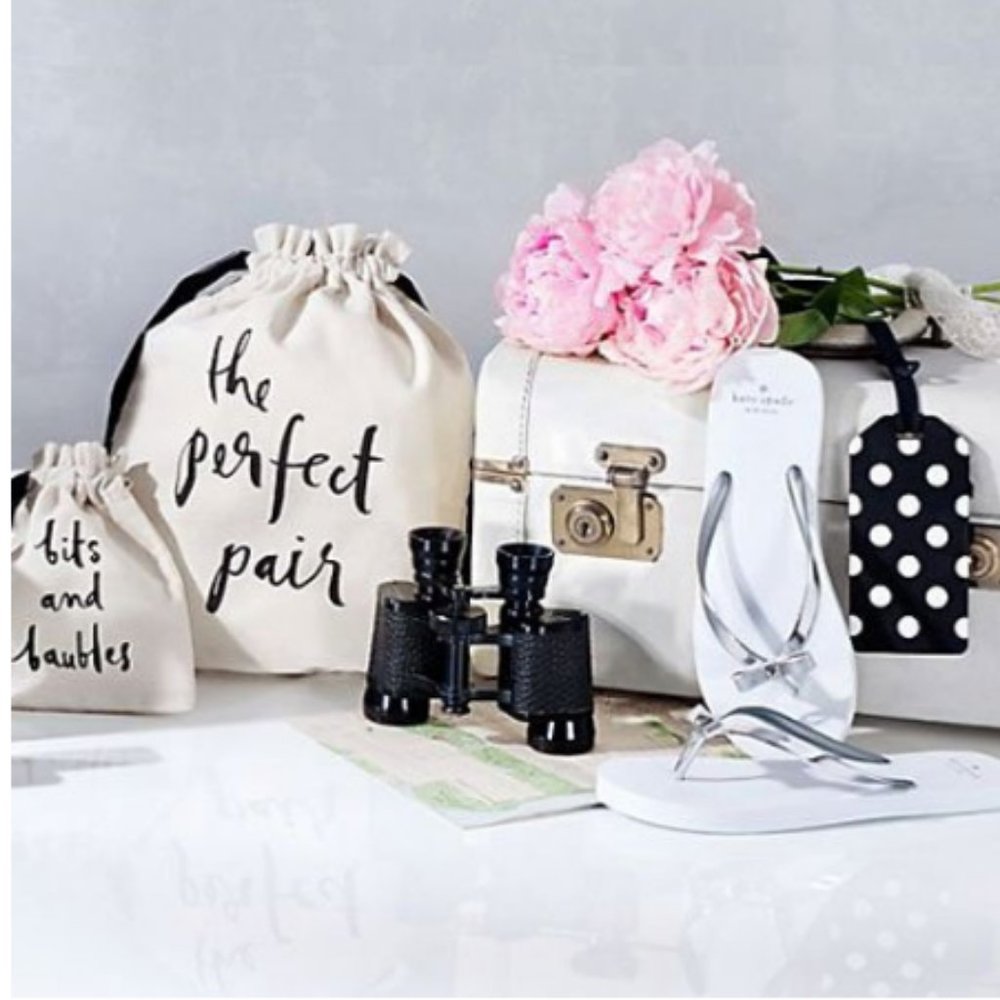 kate spade perfect pair travel shoe bag nwt